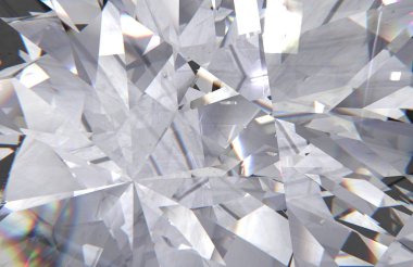 crystal refractions background clipart