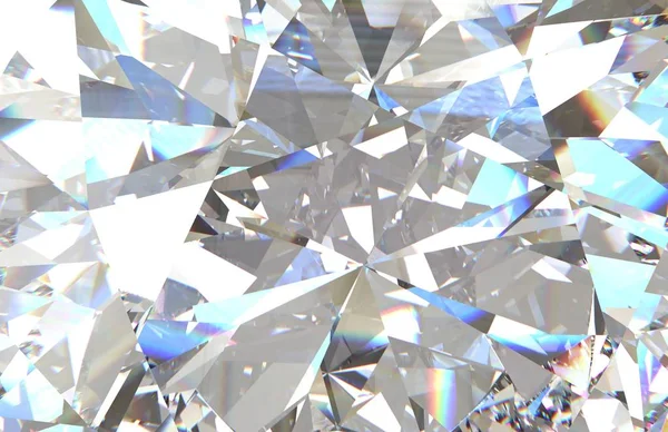 Textura em camadas triangular diamante ou cristal formas fundo. modelo de renderização 3d — Fotografia de Stock