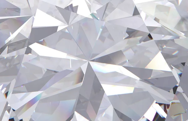 Abstrait géométrique diamant blanc multi-couches de fond. Modèle de rendu 3d — Photo
