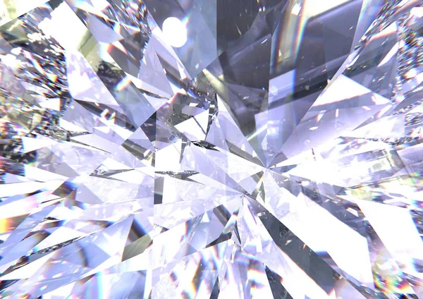 Realistische diamant textuur close-up. blauwe edelsteen — Stockfoto