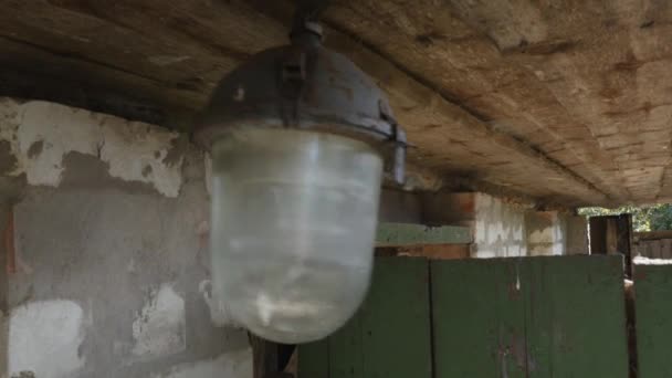 Velho estilo rua luz lanterna vintage — Vídeo de Stock