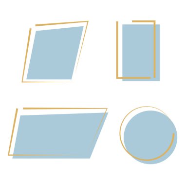 Soyut çerçeve renkli tasarım arka plan. Modern bir ortam geometrik vektör kavramı. Dekoratif eğilim sanat hat illüstrasyon izole. Fikir süsleme portre. Pastel renk eğlenceli öğeyle basit şekli.