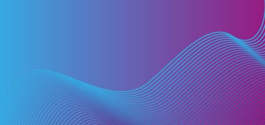 Arka plan çizgi desen doku grafik vektör. Modern geometrik tasarım teknoloji sanat. Mavi Dijital ışık şekil şekil. Şık futuristik şerit dalga. Dekoratif afiş çapraz teknoloji.