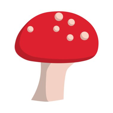 Mantar organik vejetaryen gurme madde pişirme vektör fl