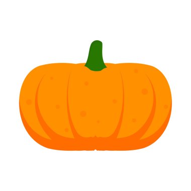 Kabak sebze Halloween kutlama vektör simgesi.