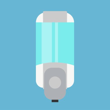 Sanitizer dispenseri temiz tıbbi duvar dezenfeksiyonu. El sabunu g