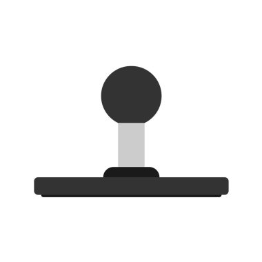 Damga kauçuk iş vektör simgesi amblemi kavram kırtasiye. D