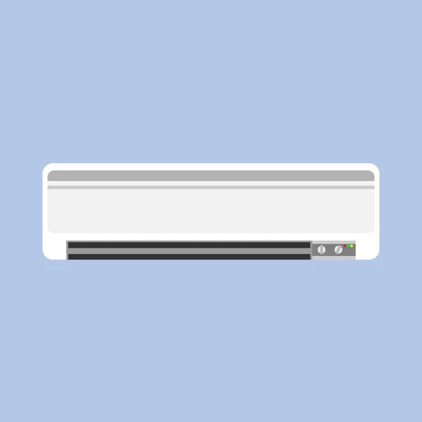 Klimaanlage Klimaanlage Design Power Comfort Symbol. flache Vec — Stockvektor