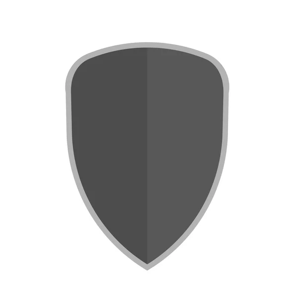 Shield vector platte illustratie element pictogram. Beveiliging Emblem PR — Stockvector