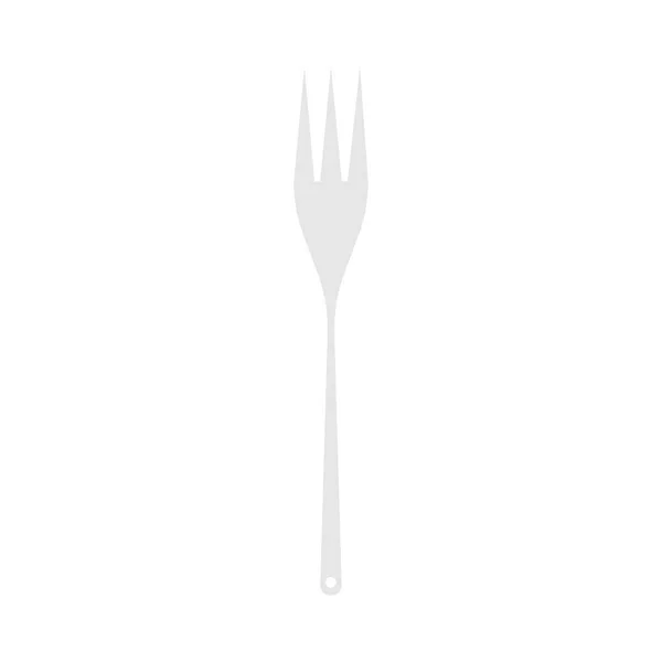 Fourchette équipement vaisselle outil vecteur objet icône nourriture isolée. R — Image vectorielle