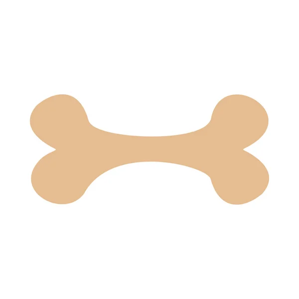 Symbol potravinové stopy kostního psa, ikona vektoru. Obrazec koncepce názorně — Stockový vektor