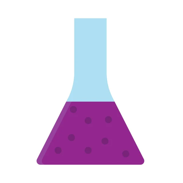 Icono de vector de signo de educación de frasco de vaso. Desarrollo del laboratorio Discovery — Archivo Imágenes Vectoriales