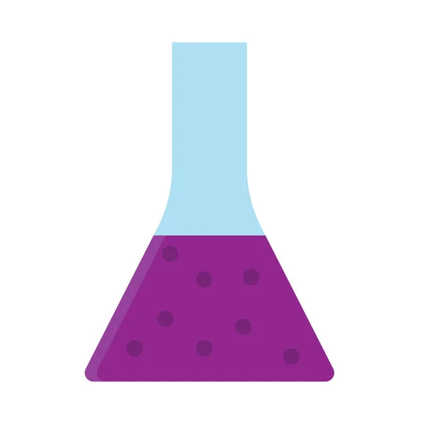 비커 플라스크 교육 기호 벡터 아이콘입니다. 디스커버리 랩 개발 — 스톡 벡터