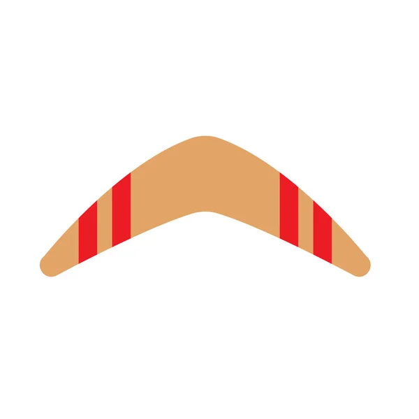 Boomerangský ruční Sport ikona vektoru tradičních objektů. Ročník — Stockový vektor