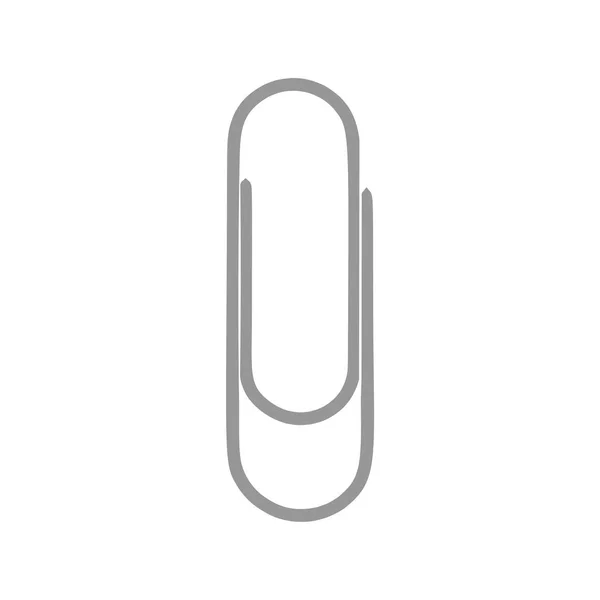 Icona vettoriale dell'attrezzatura del simbolo dell'oggetto graffetta. Accessorio n — Vettoriale Stock
