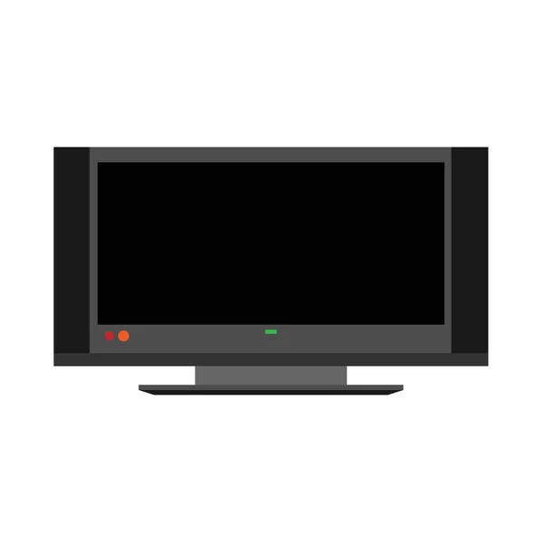 Television screen communication equipment electronic vector. TV — Stock Vector