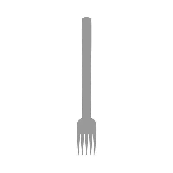 Fork berendezések étkészlet eszköz vektor objektum ikon elszigetelt élelmiszer. R — Stock Vector