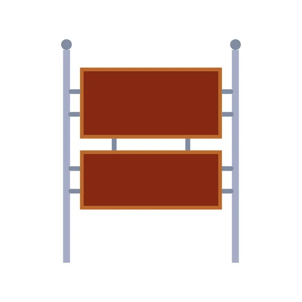 게시판 기호 정보 공간 템플릿 벡터 아이콘입니다. 빌 — 스톡 벡터