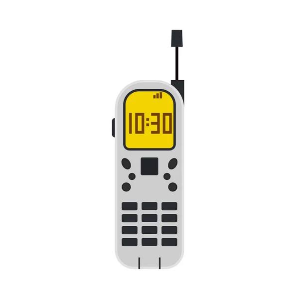 Сотовый телефон технологии экран плоский символ вектора значок. Бизнес t — стоковый вектор