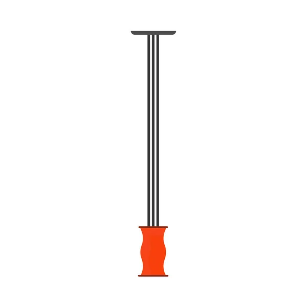 Luster decorazione della luce isolata icona vettoriale bianco. Stanza delle lampade lu — Vettoriale Stock