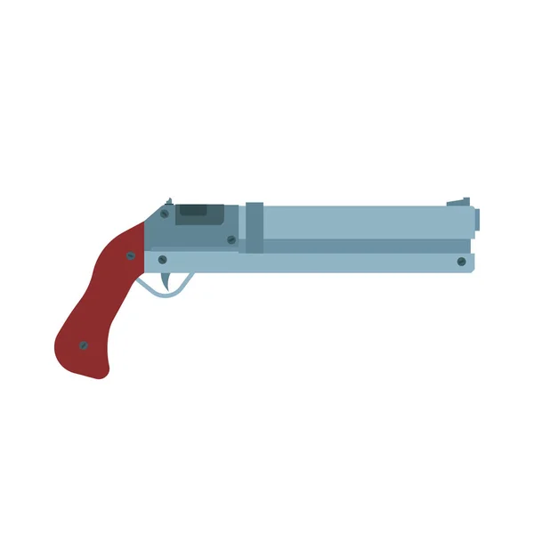 Illustrazione fucile icona vettore fucile. Canna arma da caccia — Vettoriale Stock