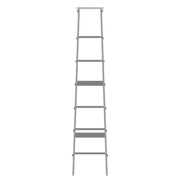 Ladder vector geïsoleerd wit pictogram. Bouw klim gereedschap — Stockvector