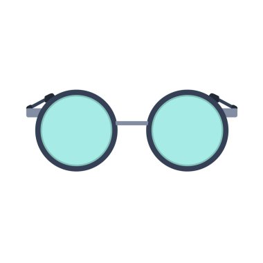 Okuma cam vektör simgesi göz lensi görme izole. Moda 