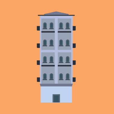 Bina şehir iş vektör simgesi mimari ofis. Kentsel 