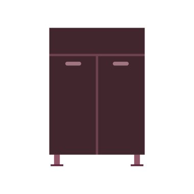 İç mobilya vektör simgesi oturma odası illüstrasyon tasarımı 