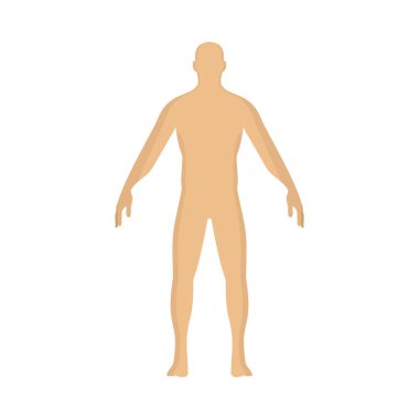 Adam kişi vektör karikatür illüstrasyon insan karakteri. Ayakta