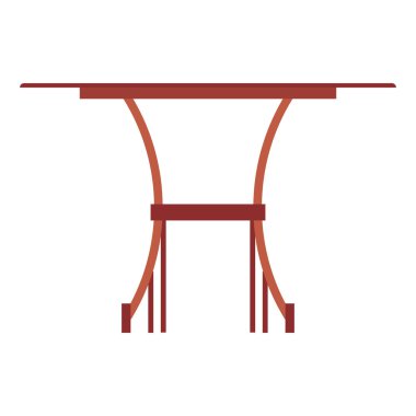 Sehpa içecek kavramı kahverengi ahşap closeup simgesi arka plan. Vektör karanlık masa iç kafe