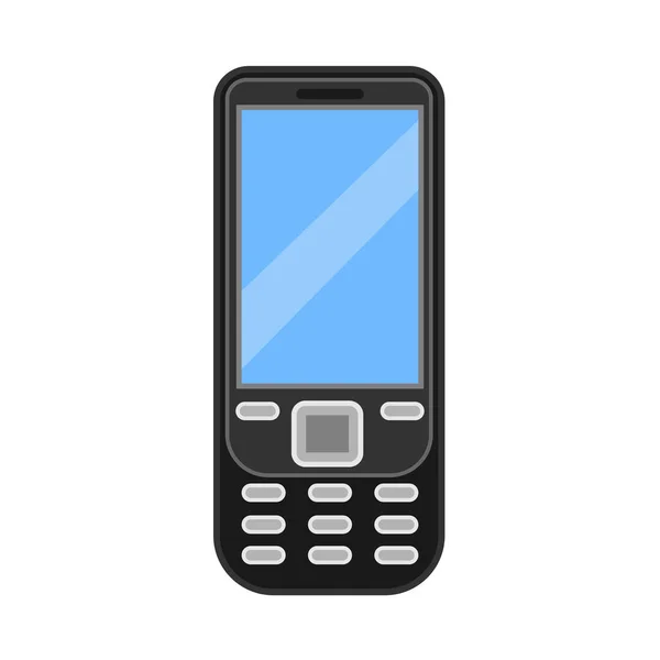 Slimme telefoon vector pictogram mobiele scherm illustratie. Mobiel — Stockvector