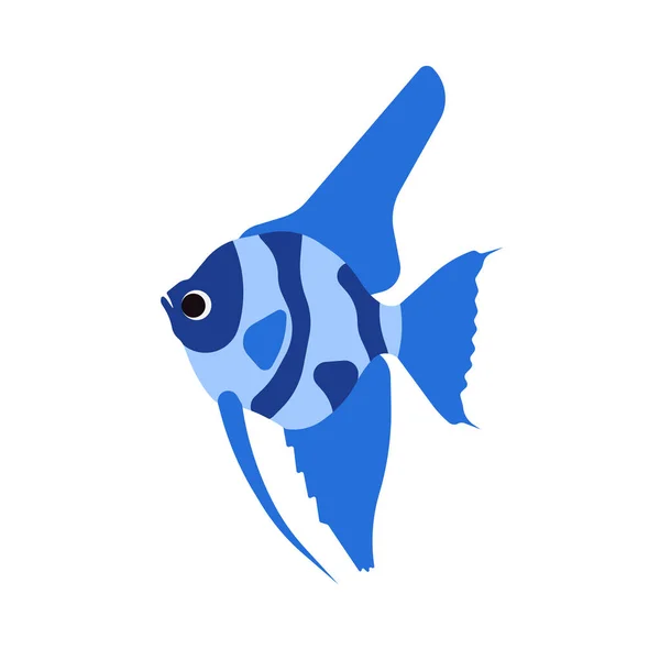 Ψάρια Side εικόνα διάνυσμα όψη του θαλάσσιου ζώου. Υποβρύχια — Διανυσματικό Αρχείο
