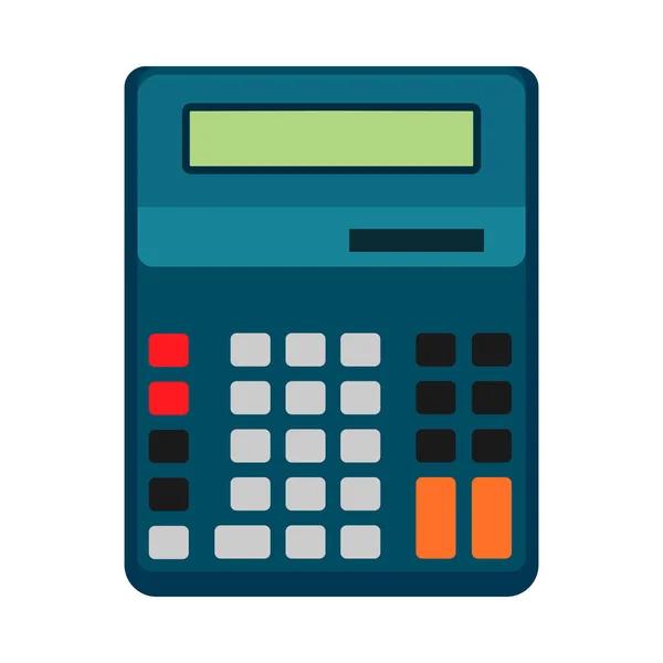 Calculadora design de ícone de ilustração de vetor de negócios isolado . — Vetor de Stock