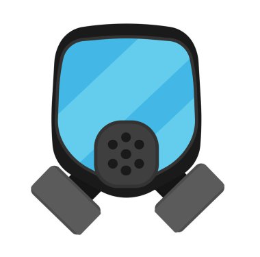 Gaz maskeli vektör kimyasal tehlike askeri solunum uzatıcısı. 