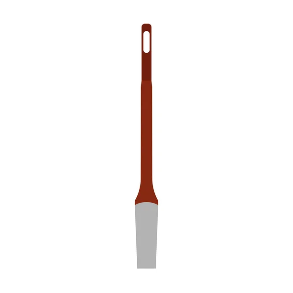 Meißelpunkt-Vektor-Symbol-Illustration Design. flache Werkzeugarbeit — Stockvektor
