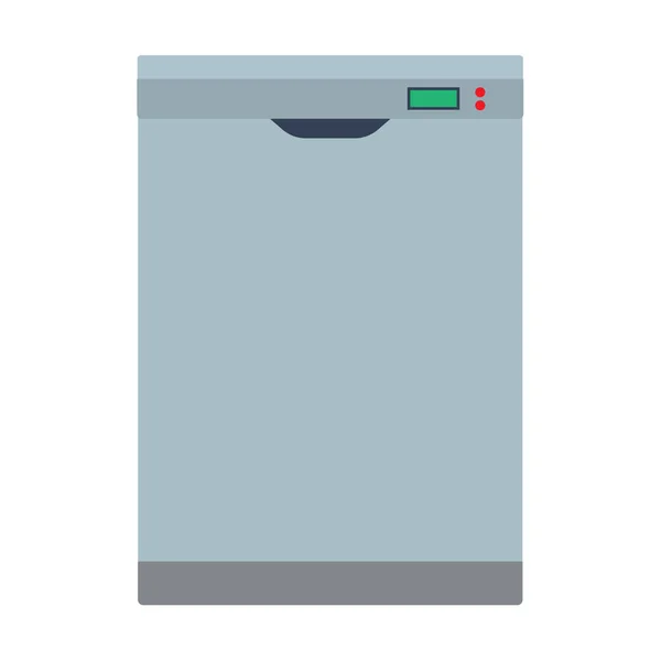 Geschirrspüler Vektor Icon Ausrüstung Utensil. Küche sauber Haushalt — Stockvektor