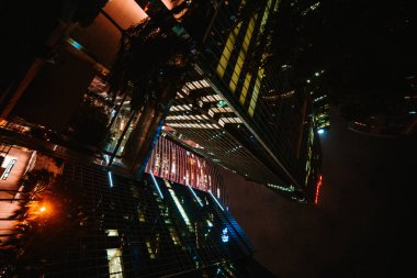 Fütüristik Singapur yollar. Ekim 2018