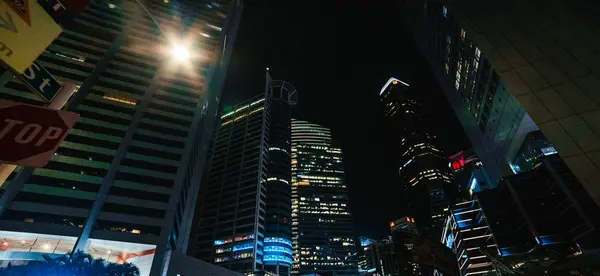 Fütüristik Singapur yollar. Ekim 2018