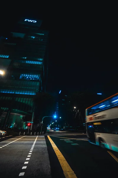 Fütüristik Singapur yollar. Ekim 2018