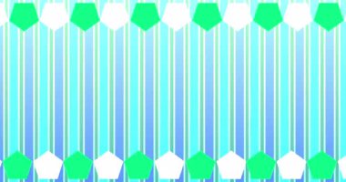 Duotone cute anime and manga style hexagon background 4K. A soft modern sleek pastel colored soothing animation. Fun gentle colored kids cartoon style clip. Pop-up birthday wishes celebration template