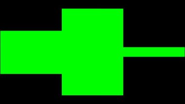 Herhangi bir düzenleme projesinde katman efektleri ve merkezi bileşimler için mükemmel bir geometrik çapraz-şekilli yeşil ekran tasarımı