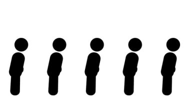 Bir grup insan, ilerlemeyi, dayanışmayı ve ortak bir amaç uğruna kararlı bir şekilde ilerlemeyi sembolize ediyor.