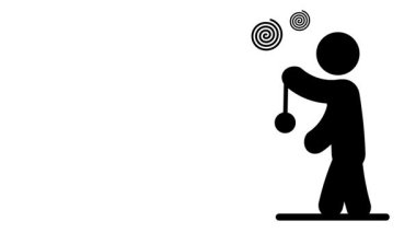 Bir birey, başka bir kişiyi konsantrasyon, denge ve sakinlik durumuna sokmayı amaçlayan odaklanmış jestlerle hipnoz eder.