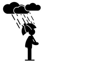 Bir insan stres altında başını tutar, aşırı yükü, anksiyeteyi, baskıyı ve hayattaki duygusal ya da zihinsel zorlukları sembolize eder.