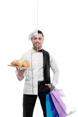 Şef ve konsiyerjlerdir outlook fotoğraf karşılaştırılması.