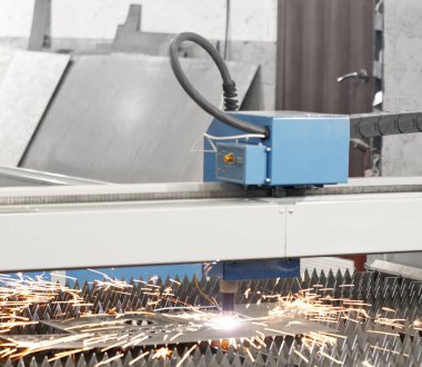 Modern Cnc plazma lazer kesim sac.