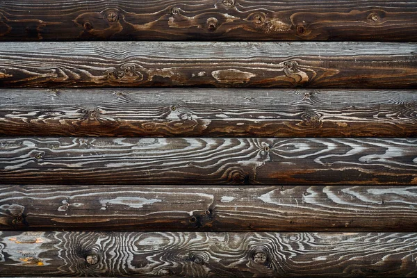 Textuur van bruine houten pallets. — Stockfoto