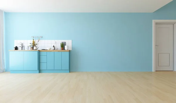 Weiße Minimalistische Raumausstattung Mit Möbeln Auf Einem Holzboden Heimat Nordischen — Stockfoto