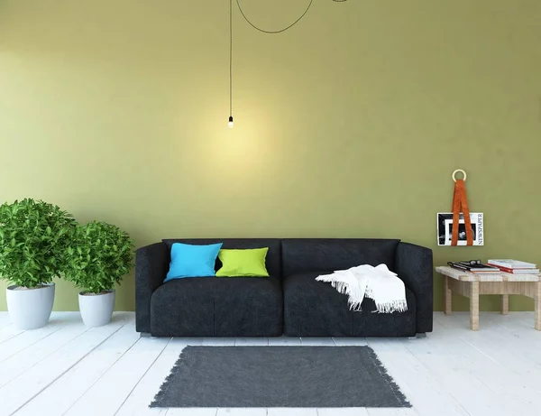Minimalist Room Interior Furniture Home Interior Illustration — Stock Photo, Image